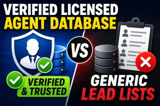Verified Licensed Agent Database vs Generic Lead Lists