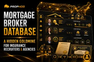 Mortgage Broker Database: A Hidden Goldmine for Insurance Recruiters and Agencies