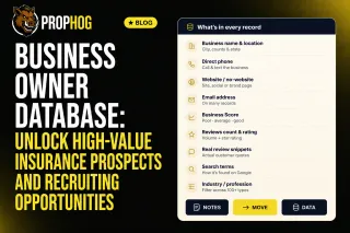 Business Owner Database: Unlock High-Value Commercial Insurance Prospects and Recruiting Opportunities