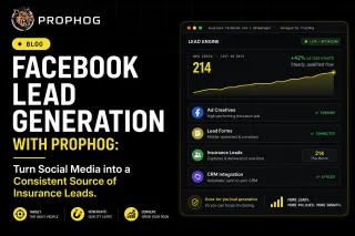 Facebook Lead Generation with PropHog: Turn Social Media into a Consistent Source of Insurance Leads