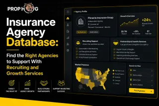 Insurance Agency Database: Find the Right Agencies to Support With Recruiting and Growth Services