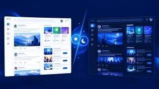 Dark Mode Is Now Live in Attractzen Communities — With Full Brand Control for Owners