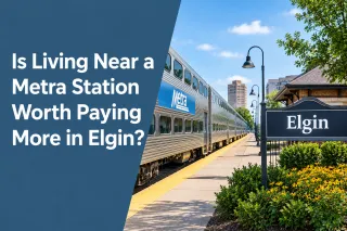 Is Living Near a Metra Station Worth Paying More in Elgin?
