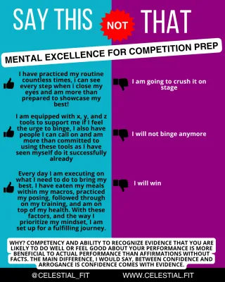 Competency for Confidence; Change your Affirmations