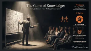 The Curse of Knowledge: Why Brilliance Fails Without Structure | WellCrafted Story