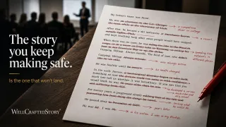 The Story You Keep Making Safe Won't Land