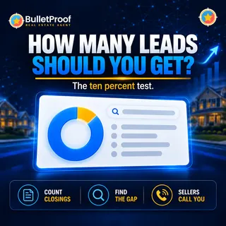 How Many Leads Should a Real Estate Agent Get From Google and AI? The 10% Test