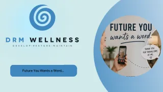Future You Wants a Word