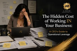 The Hidden Cost of Working IN Your Business: A CEO's Guide to Operational Leverage