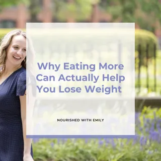 Why Eating More Can Actually Help You Lose Weight 