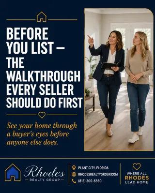 The Pre-Listing Walkthrough: Why the Best Sellers Do This Before Anything Else