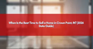 When Is the Best Time to Sell a Home in Crown Point, IN? (2026 Data Guide)