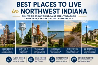 Best Places to Live in Northwest Indiana: Comparing Crown Point, Saint John, Valparaiso, Cedar Lake, Chesterton, and Schererville