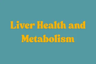 Fatty Liver and Metabolic Disease Explained