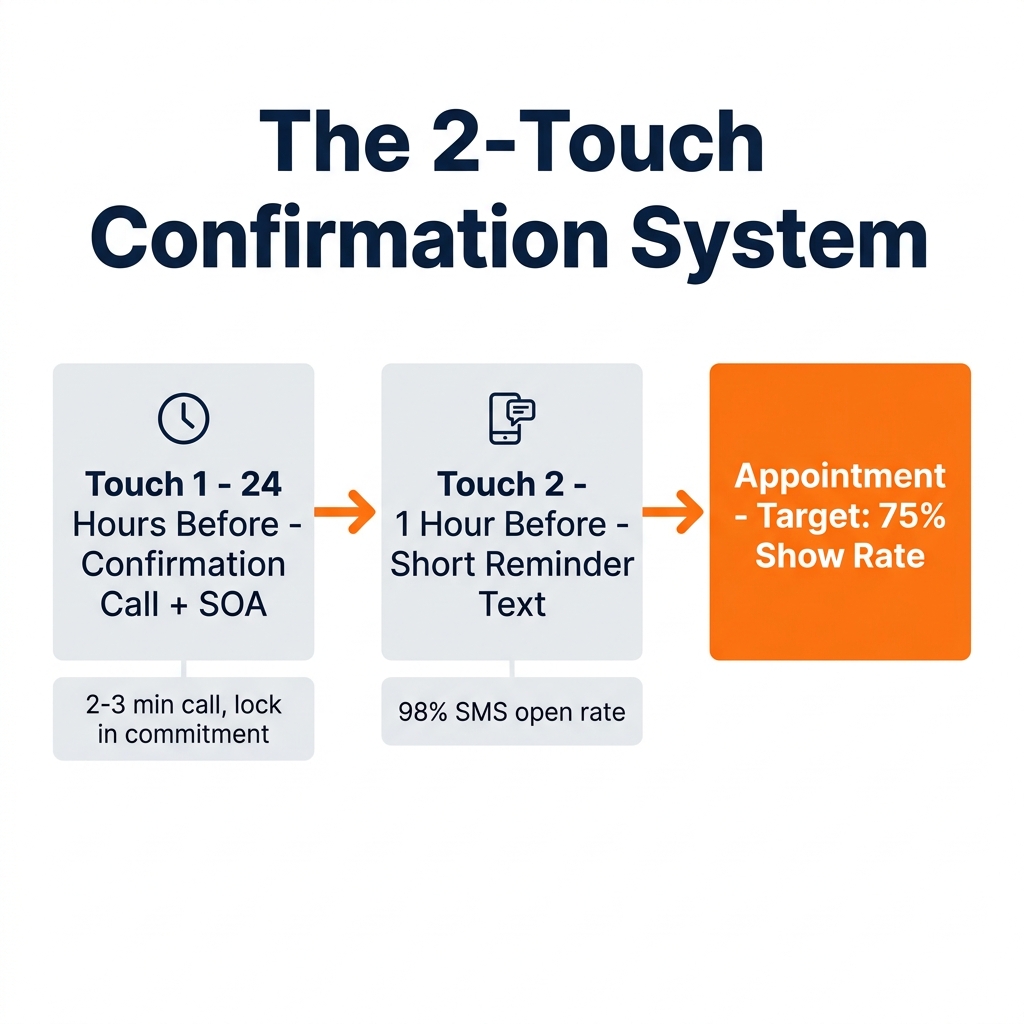 Medicare Appointment Show Rate: The 2-Touch Setter System