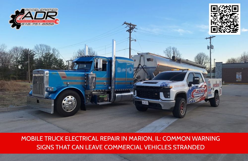 Mobile Truck Electrical Repair in Marion, IL: Common Warning Signs That Can Leave Commercial Vehicles Stranded