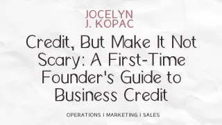 Business Credit Basics: A First-Time Founder's Guide