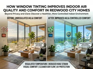 How Window Tinting Improves Indoor Air Quality and Comfort in Redwood City Homes