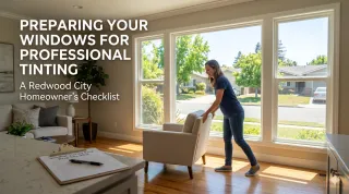 Preparing Your Windows for Professional Tinting: A Redwood City Homeowner’s Checklist