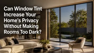 Can Window Tint Increase Your Home’s Privacy Without Making Rooms Too Dark?