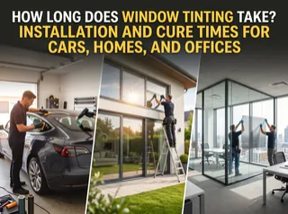How Long Does Window Tinting Take? Installation and Cure Times for Cars, Homes, and Offices