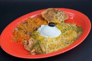 Enchiladas Suizas at Casa de Bandini