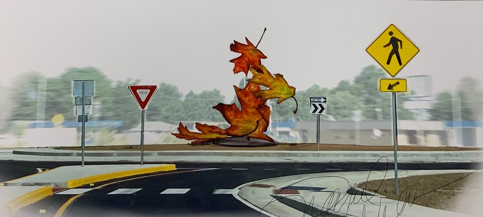 Roundabout Sculpture - Beautification Efforts