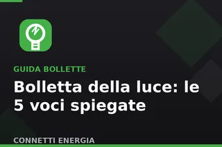 Bolletta della luce: le 5 voci che nessuno vi spiega