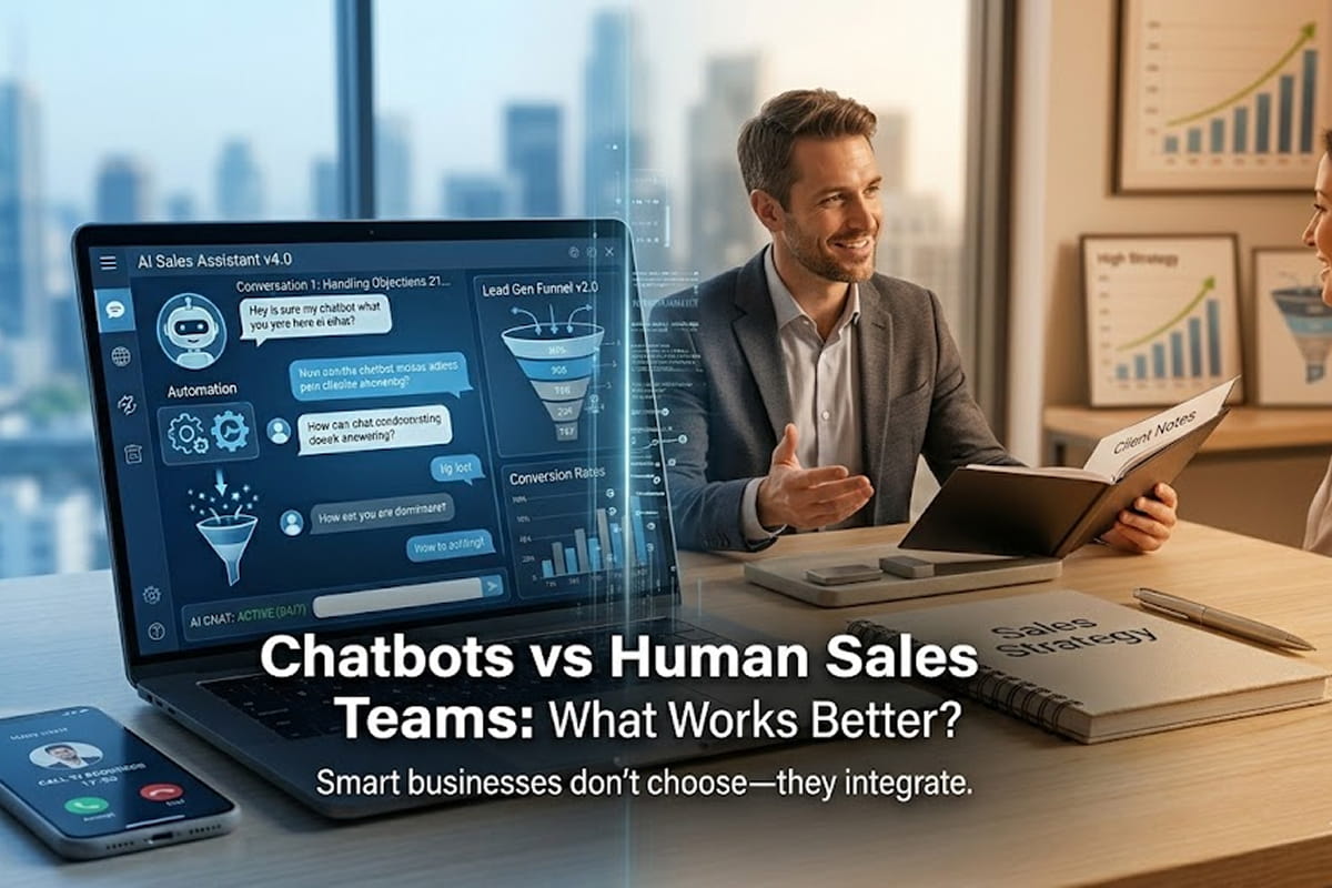 Chatbots vs Human Sales Teams: What Works Better?