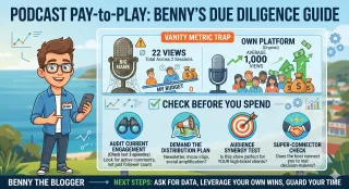 Podcast Guesting: Why Due Diligence Saves Your Marketing Budget