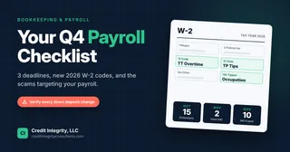 Q4 Payroll Checklist: 3 Deadlines, New W-2 Codes, and the Scams Targeting Your Payroll