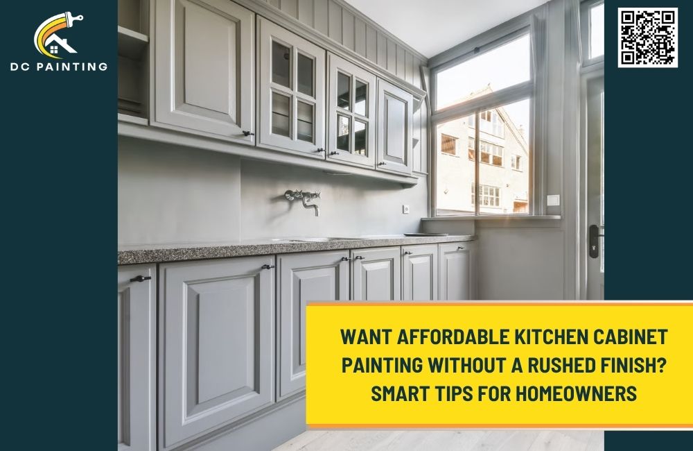 Want Affordable Kitchen Cabinet Painting Without a Rushed Finish? Smart Tips for Homeowners