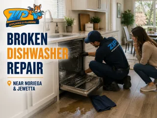 Broken Dishwasher Repair Near Noriega & Jewetta