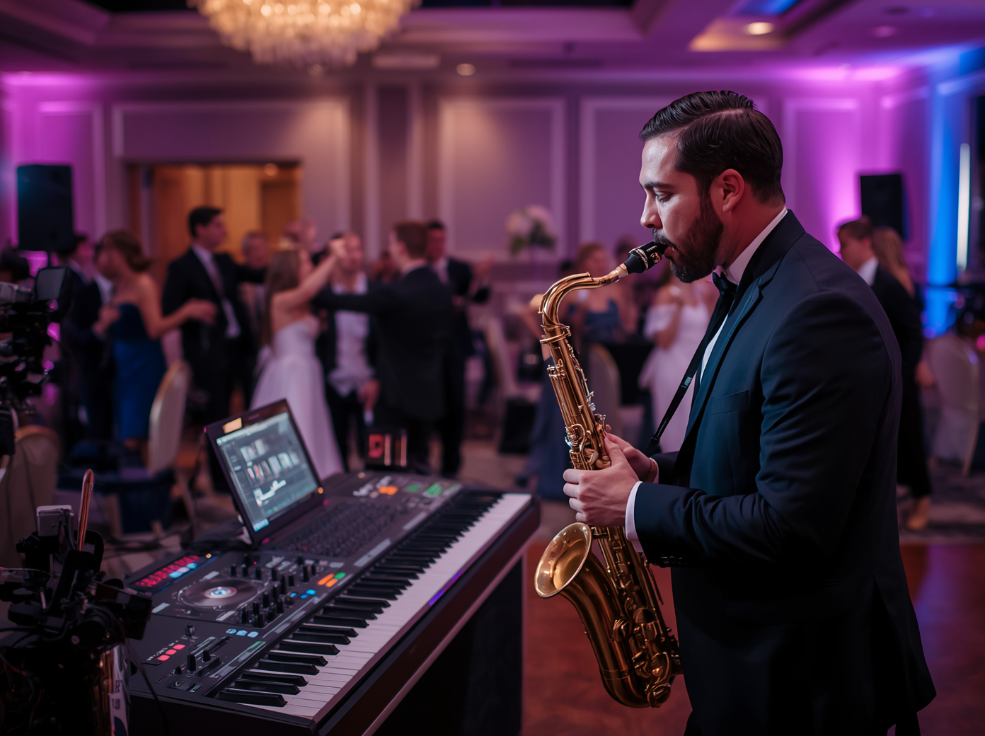 Wedding Saxophonist vs DJ: Why You Can Have Both