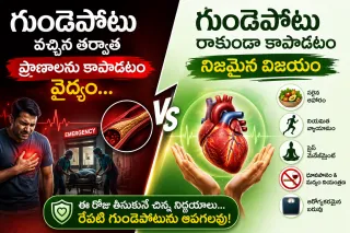 గుండెపోటు వచ్చిన తర్వాత ప్రాణాలను కాపాడటం వైద్యం... గుండెపోటు రాకుండా కాపాడటం నిజమైన విజయం