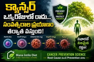 క్యాన్సర్ ఒక్కరోజులో రాదు… సంవత్సరాల ప్రయాణం తర్వాత వస్తుంది!