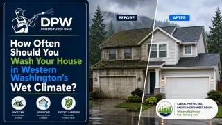 How Often Should You Wash Your House in Western Washington's Wet Climate?