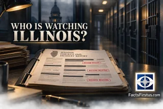 PRITZKER DEMANDS ANSWERS FROM WASHINGTON. ILLINOIS’ OWN JAIL RECORDS DEMAND ANSWERS FROM HIM.