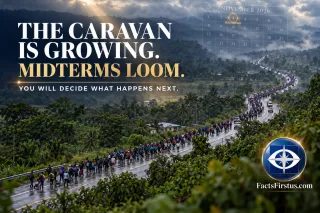 THE CARAVAN IS GROWING. THE MIDTERMS COULD PUT THE BORDER ON THE LINE.