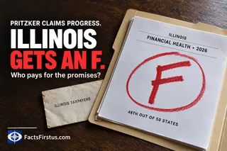 PRITZKER TAKES A BOW. ILLINOIS GETS AN F. TAXPAYERS GET THE BILL.