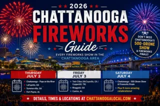 Chattanooga Fireworks Guide 2026 | July 2–4 Shows & Times