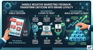How to Handle Negative Marketing Feedback: Build Trust From Criticism