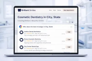 What AI Looks For When Recommending a Cosmetic Dentist | Brilliant Brand Solutions