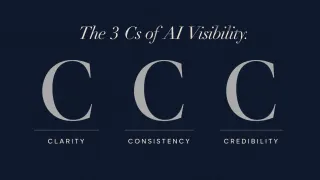 The 3 Cs of AI Visibility: Clarity, Consistency, Credibility