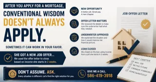 Conventional Mortgage Wisdom Does Not Always Apply and This Real Story Proves It
