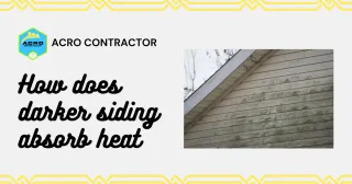 How Darker Siding Can Help Absorb Heat in Early Spring