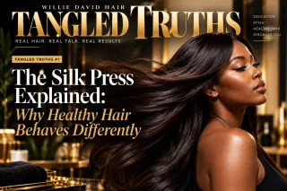 The Silk Press Explained: Why Healthy Hair Behaves Differently Under Heat