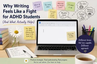 Why Writing Feels Like a Fight for ADHD Students (And What Actually Helps)