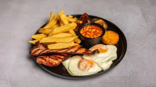 Late Full English Breakfast
