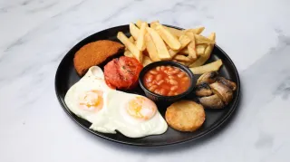 Late Veggie Breakfast